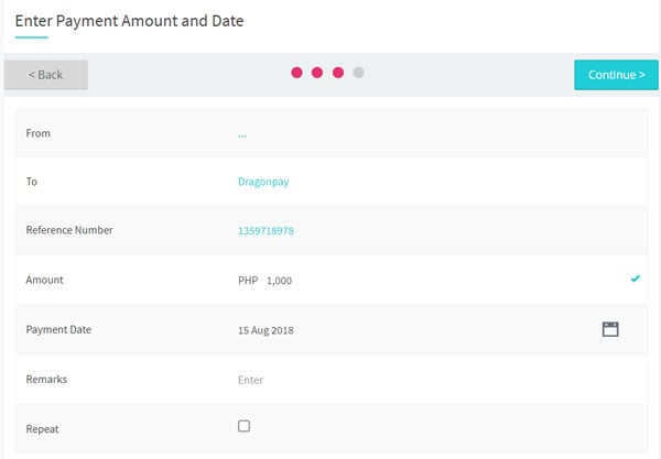  Paying via PNB Internet Banking - Step 3