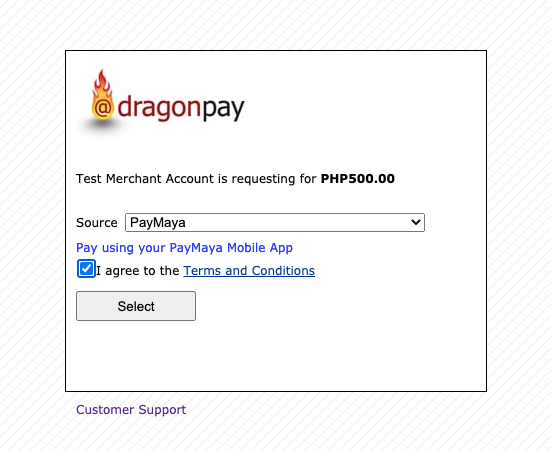 How to pay using PayMaya - Step 2
