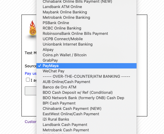 How to pay using PayMaya - Step 2