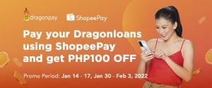 Dragonpay x Shopeepay January 2022 promo
