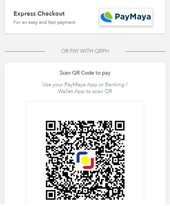 Pay via Paymaya - Step 2