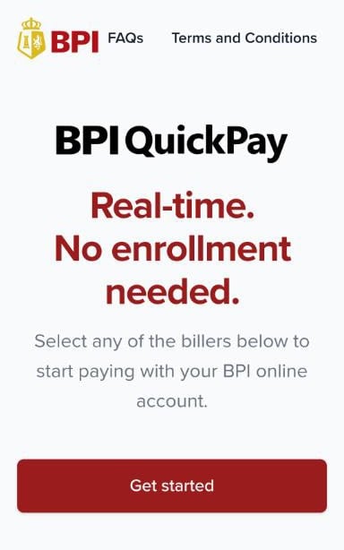 Pay via BDO ATM - Step 2