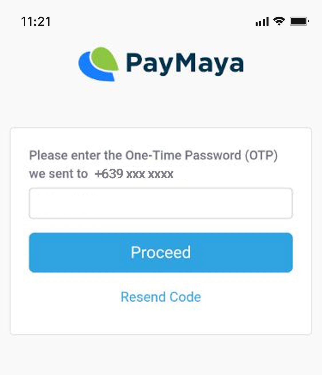 Pay via Paymaya - Step 2